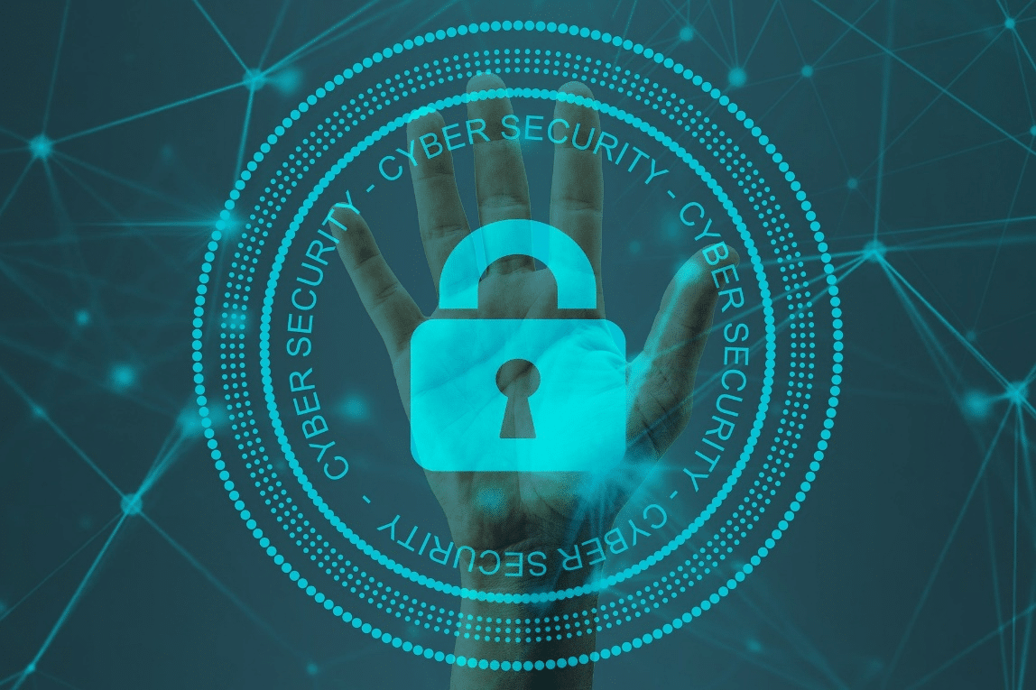 Cybersecurity padlock