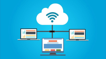 An image of a cloud computing hosting network